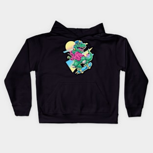 Artistic dinosaur Kids Hoodie